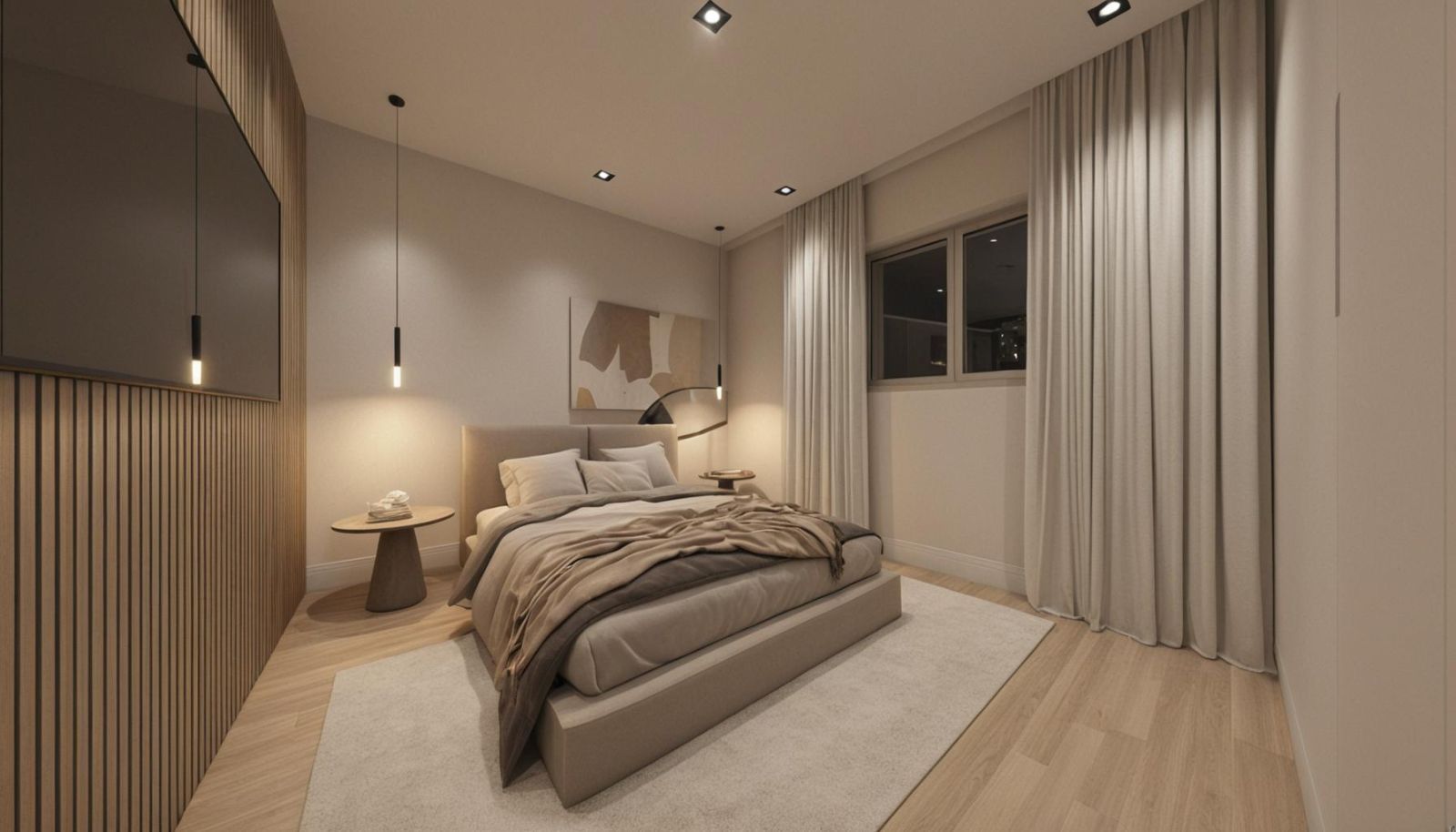 Stilvolles Schlafzimmer in Lantana Residencial